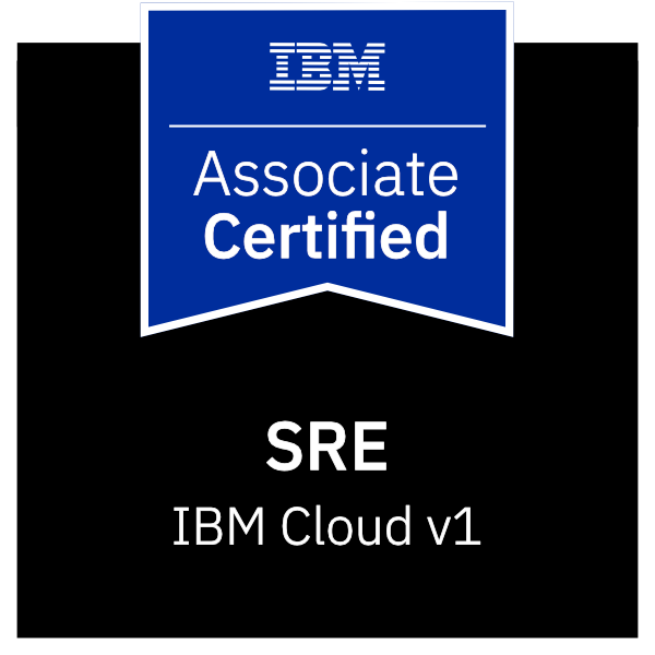IBM Certified Associate SRE - Cloud v1 badge